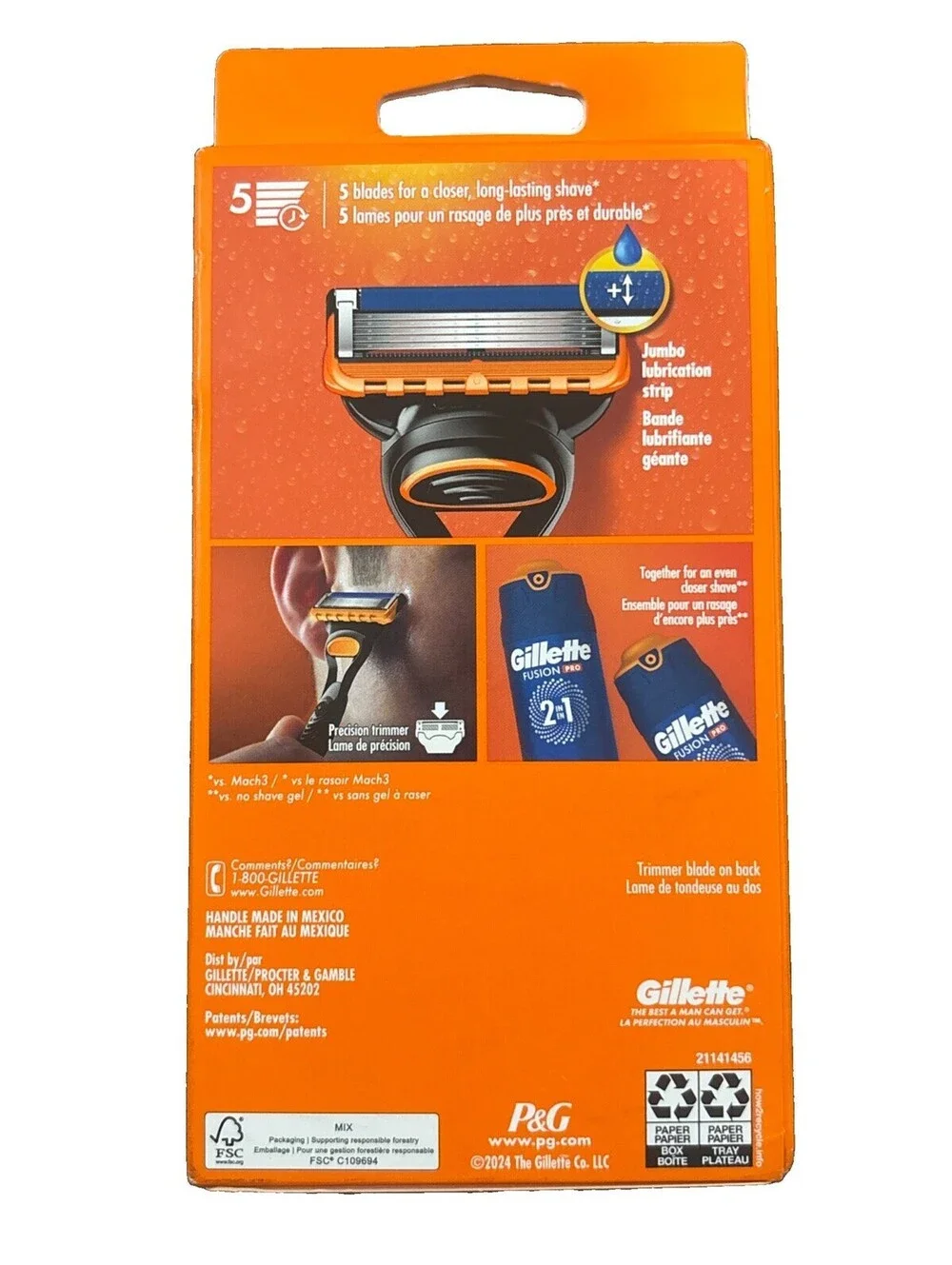 gillette fusion shaving